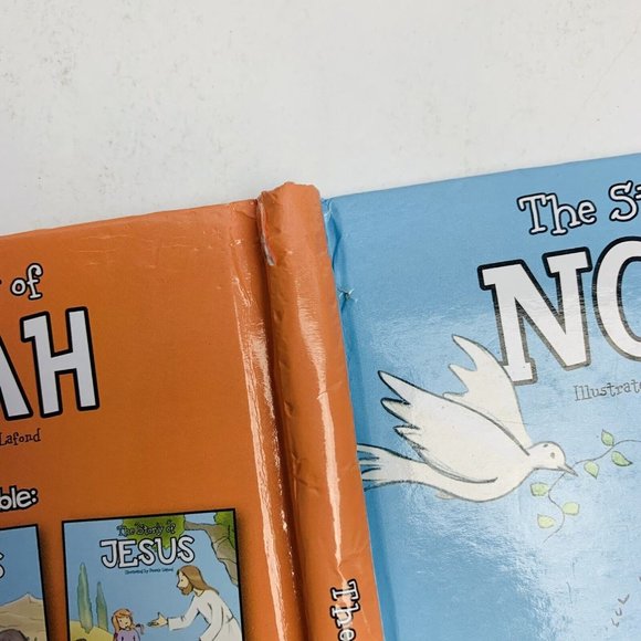 Childrens Religious Bible Story Book Lot of 4 Color Illustrated Flowerpot Press - Picture 8 of 8